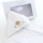 Geburtsbademantel Tato Creme_411