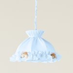 Puccio Lampadario Cupola Blau
 (Farbe: BLAU - Größe: EINZIGARTIG)