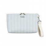 Hellblaue Canvas-Clutch
 (EINZIGARTIG)