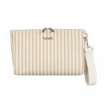 Beige Canvas Clutch
 (EINZIGARTIG)