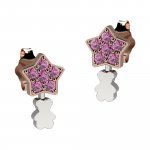 Boucles d'oreilles Argent 925 - Étoile Avec Strass_2379