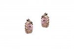 Boucle d'oreille Gourmette avec Coeur en Argent 925_5491