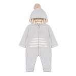 Padded Babygrow with Striped Pocket_1052