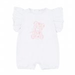 Pagliaccetto con Orso Jersey Bianco_5332