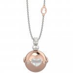 Pendant with boule rose gold color_2283