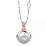 Pendant with boule silver color
 (Colore: ARGENTO - Taglia: UNICA)