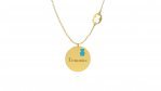 Pendant with Light Blue Teddy Bear
 (Colore: ORO - Taglia: UNICA)