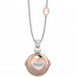 Pendente Ag 925 Con Bolas Rosa In Metallo - Cuore_2283