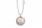 Pendant with boule rose gold color_2187