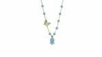 Pendete Campanella della Gioia Azzurra in Argento 925_12649