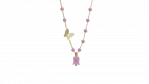 Pendete Campanella della Gioia Rosa in Argento 925_12650