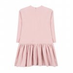 Pink Dress with Bow and Flounce_1445