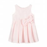 Pink Dress with Shantung Bow
 (Colore: ROSA - Taglia: 06 MESI)