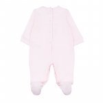 Pink Jersey Babygro with Teddy_4384
