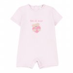 Pink Jersey Romper with Teddy_4389