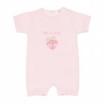 Pink Knitted Romper with Teddy_4305