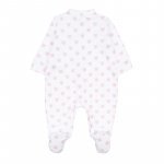 Pink open front babygro_8318