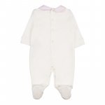 Pink organic babygro_7249