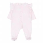Pink Polka Dotted Babygro_4958