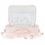 Pink quilted Mom Bag in eco leather_860