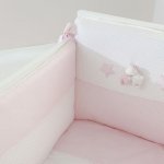 Pink Sef of 4: Duvet,bumper,duvet cover and pillowcase Bombo
 (Colore: ROSA - Taglia: UNICA)