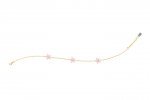 Pink Stars Bracelet Silver_9281