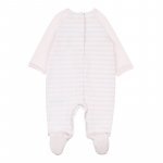 Pink Striped Babygro_5393