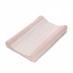 Pink striped changing mat for wooden changing table_3000