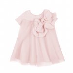 Pink Tulle Dress with Bow_4974