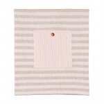 Pink Yarn Blanket with Pocket_1176