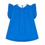 Poplin dress with bow
 (03 MESI)