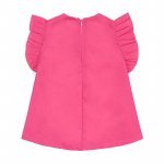 Poplin dress with bow_8046