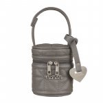 Porta chupete acolchado gris_9362