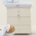Puccio Housse de matelas à langer en coton bleu_137