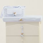 Puccio Housse de matelas à langer en coton bleu_139