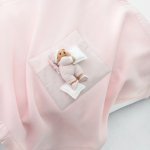 Pink Puccio Fleece blanket for pram_100