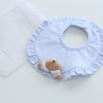 Puccio light blue bib
 (Colore: AZZURRO - Taglia: UNICA)