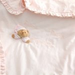 Puccio pink jersey blanket for pram
 (Colore: ROSA - Taglia: UNICA)