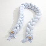 Geflochtener Bettumrandung für Puccio Babybett in Blau
 (Farbe: BLAU - Größe: EINZIGARTIG)