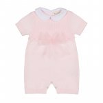 Romper w/pink bow
 (01 MESE)