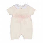 Romper w/pink bow_7928