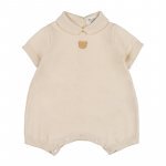 Romper with collar and embroidery_12155