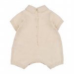 Romper with collar and embroidery_12156