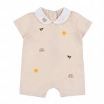 Romper with graphics and collar_12434