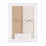 Set 2pcs beige swaddle 120x120 cm_7319