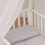 Set 2Pz Montessori Lenzuola letto + Federa Grigia
 (Colore: GRIGIO - Taglia: UNICA)