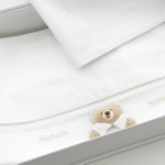 Set of 3 white pushchair Tato bed linen
 (Colore: BIANCO - Taglia: UNICA)