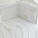 Set of 4pcs White: Duvet,bumper,duvet cover and pillowcase Palloncino_522