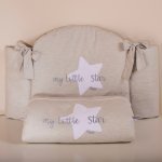 Set piumone e paracolpi My little Star grey
 (UNICA)