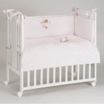 Ensemble de couette Mini Moi 4 pièces Dadini Puccio Rose
 (Couleur: AZZURRO - Taille: UNIQUE)